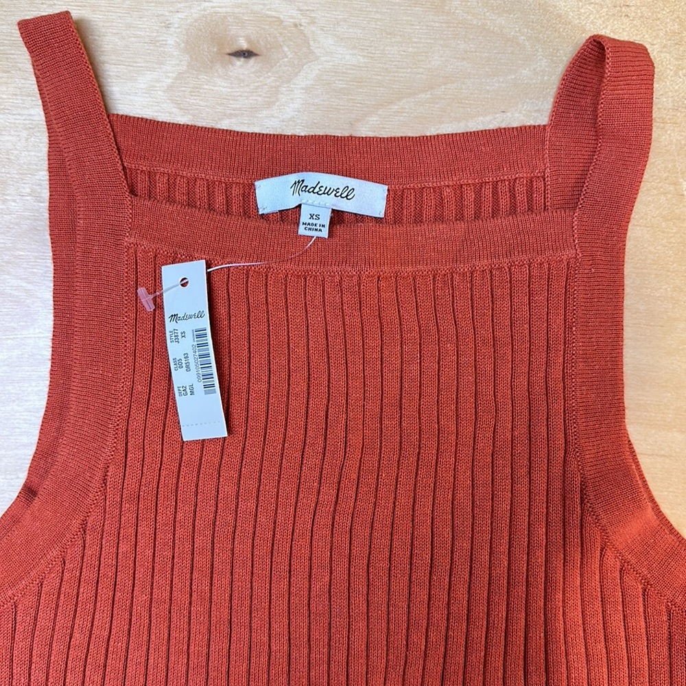 Madewell knit tank, XS